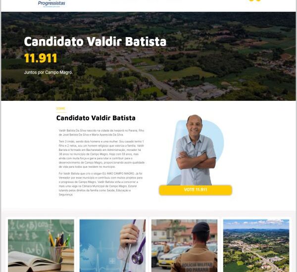 Valdir Batista - Candidato