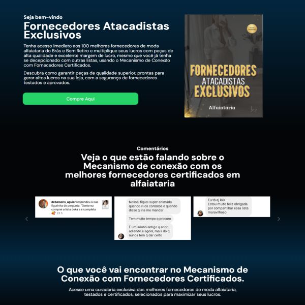 Fornecedores Atacadistas